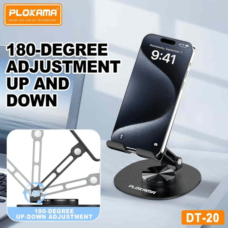Plokama 360° Rotating Mobile & Tablet Holder DT-20