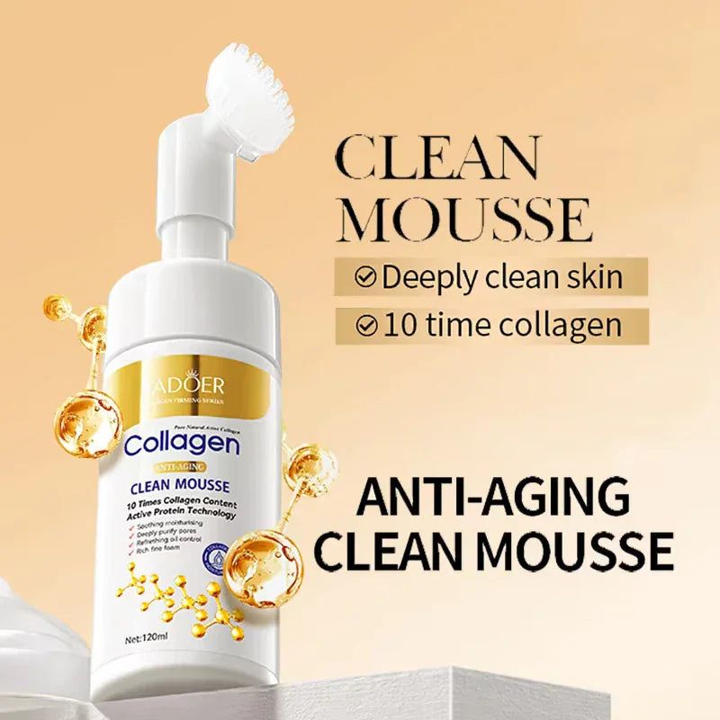 Sadoer Collagen Anti-Aging Facial Cleansing Mousse - 120ml