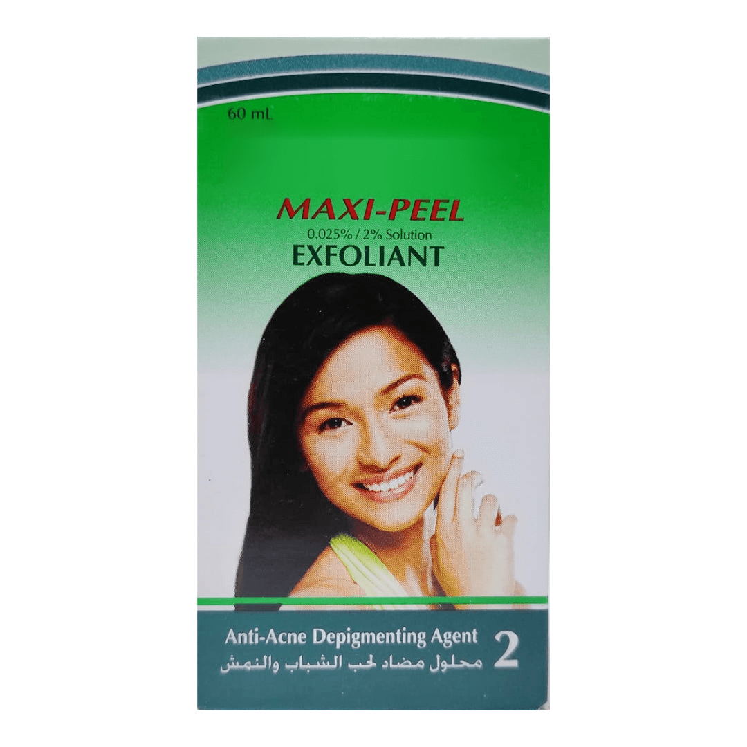 محلول التقشير Maxi-Peel رقم 2، عامل إزالة التصبغ المضاد لحب الشباب