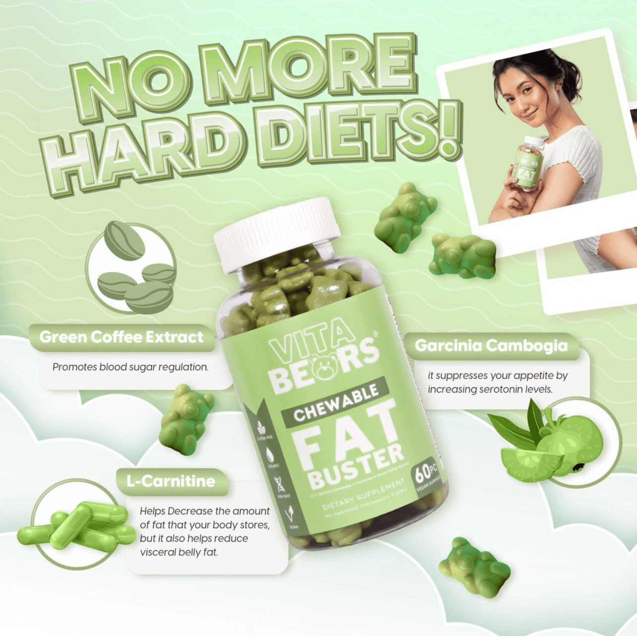 Vita Bears Fat Buster Gummies