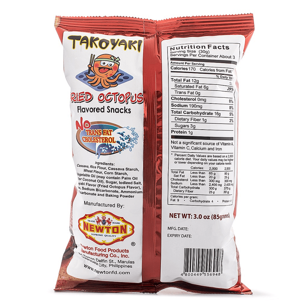 La La Takoyaki Fried Octopus Flavored Snacks - 85g