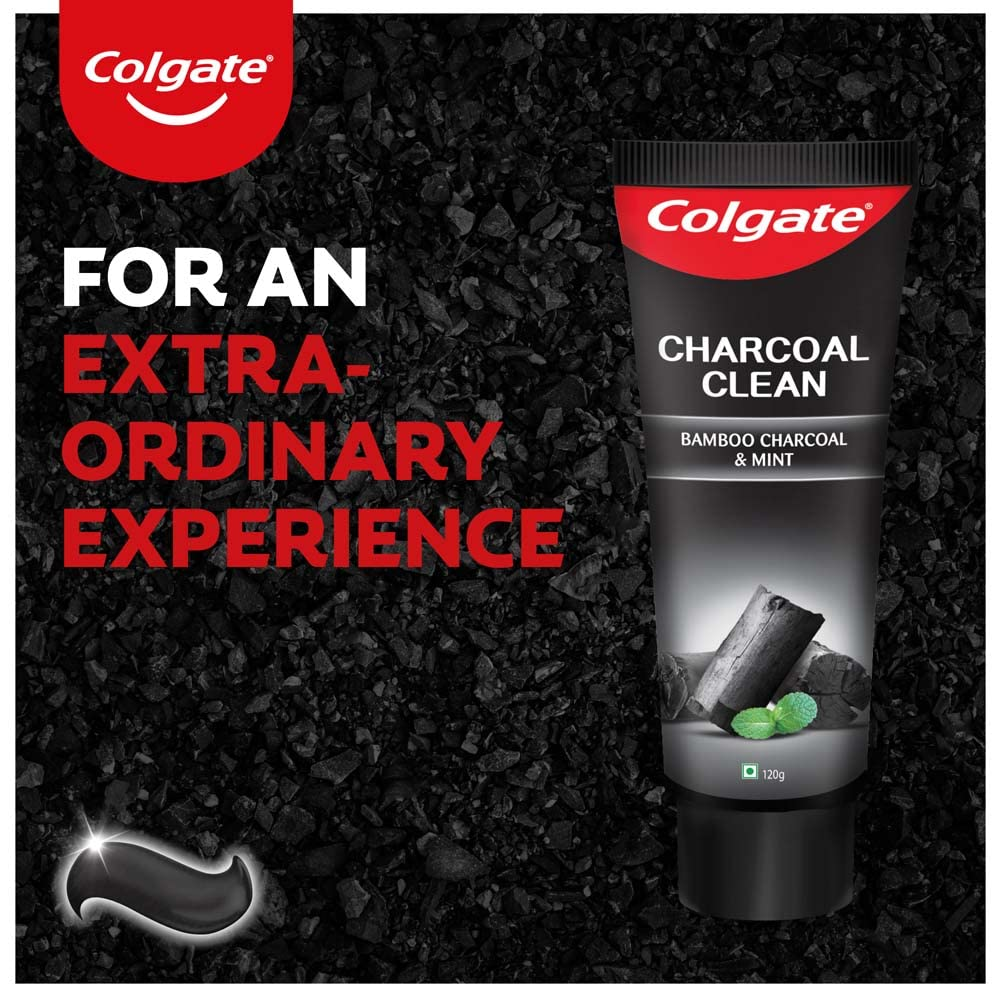 Colgate Bamboo Charcoal & Mint Gel Toothpaste - 120g