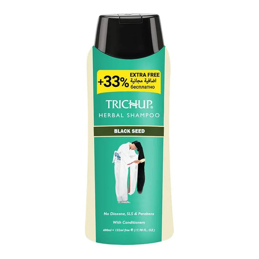 Trichup Black Seed Herbal Shampoo - 400ml + 132ml