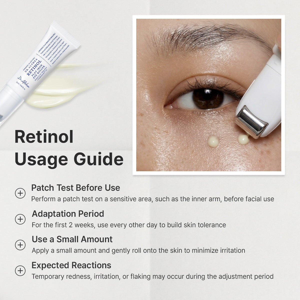 Dr.Althea Retinol Flat Iron Eye Roller - 25ml
