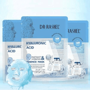 Dr.Rashel Hyaluronic Acid Instant Hydration & Essence Mask - 5 Pcs × 25g - Pinoyhyper