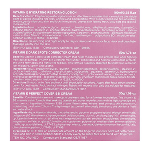 Dr. Rashel Vitamin E Hydrating & Restoring Skin Care Kit - 10 Pcs Set - Pinoyhyper