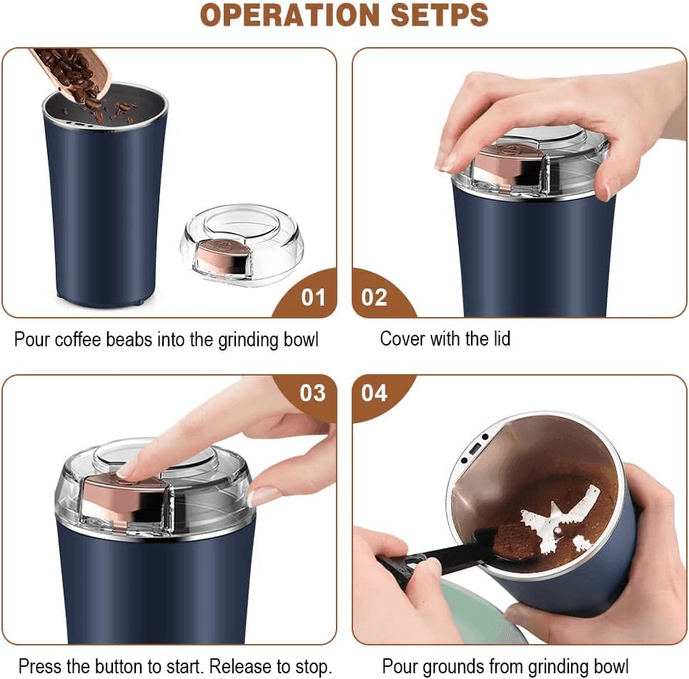 Electric Domestic Coffee Grinder JB-168 - Pinoyhyper