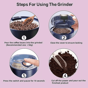 Electric Domestic Coffee Grinder JB-168 - Pinoyhyper