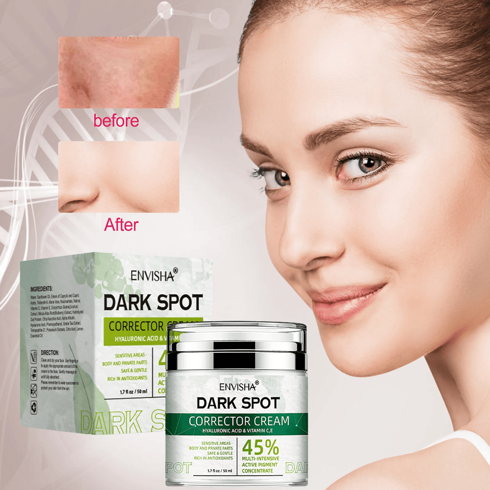 Envisha Dark Spot Corrector Cream - 50ml - Pinoyhyper