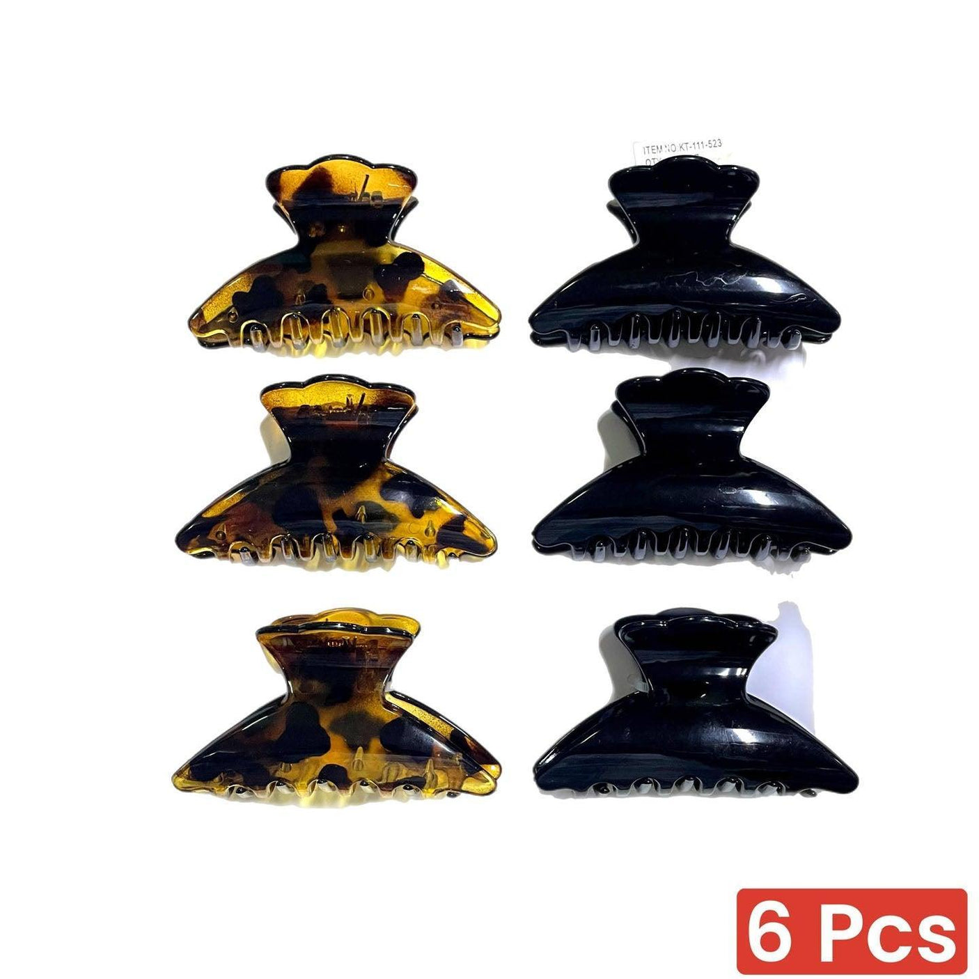 Fashion Hair Claw Clips Half Tied - 6 Pcs (KT-111-523) - Pinoyhyper