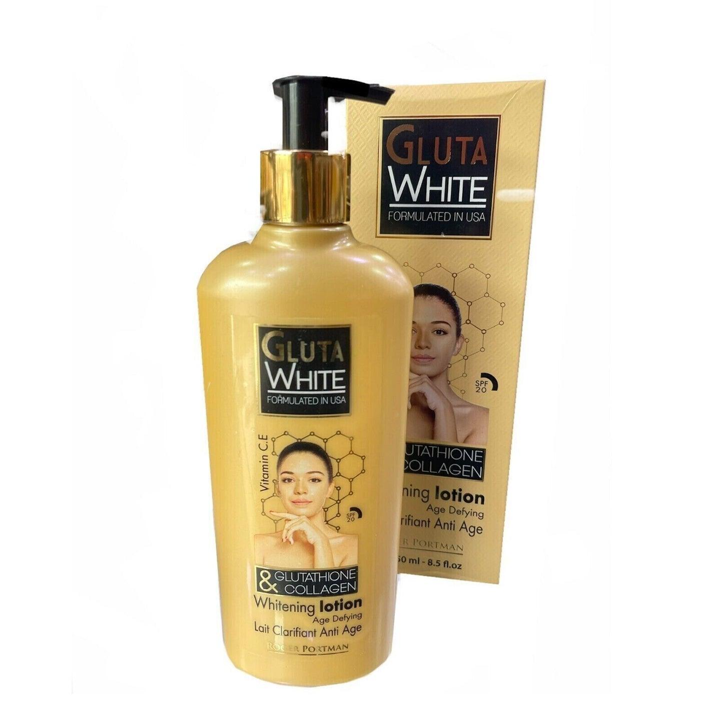 Gluta White Glutathione & Collagen Whitening Body Lotion - 250ml Pinoy Hyper Kuwait Gluta White Glutathione & Collagen Whitening Body Lotion - 250ml Pinoy Hyper Kuwait