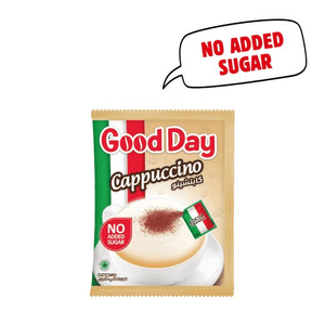 Good Day Instant Coffee Cappuccino No Added Sugar - 20 Sachets - Pinoyhyper
