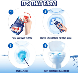 Harpic Liquid Original Toilet Cleaner - 3 x 500ml - Pinoyhyper