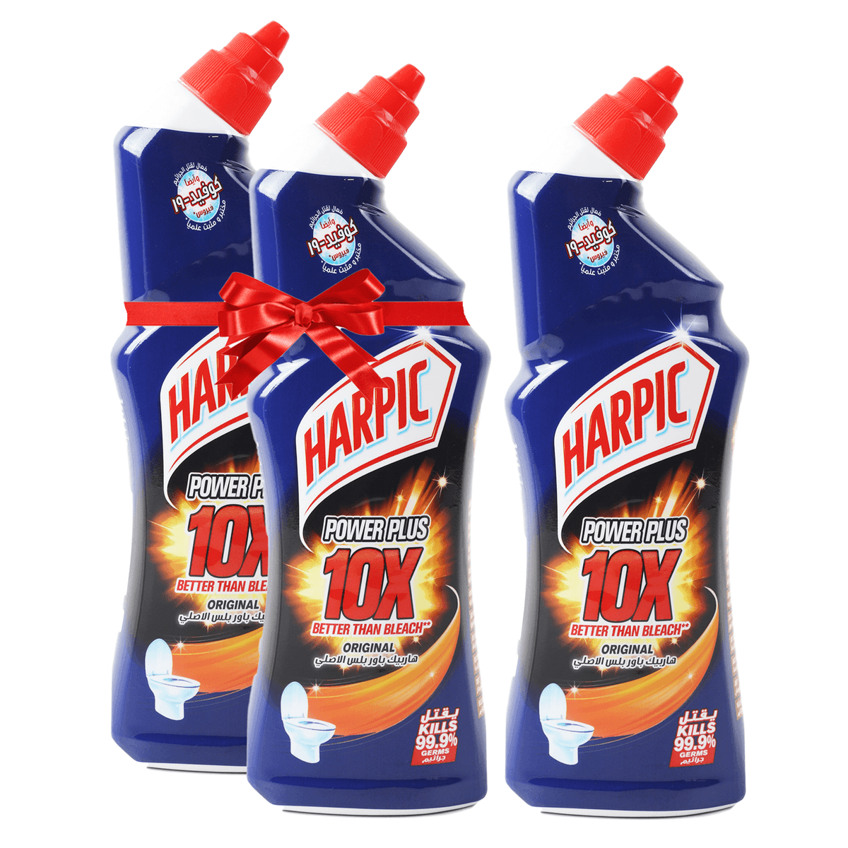 Harpic Power Plus 10X Most Powerful Toilet Cleaner - 3 x 500ml - Pinoyhyper