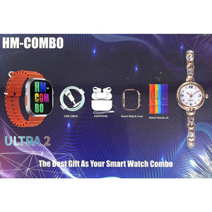 HM-Combo Ultra 2 Smart Watch + Airpods - Pinoyhyper