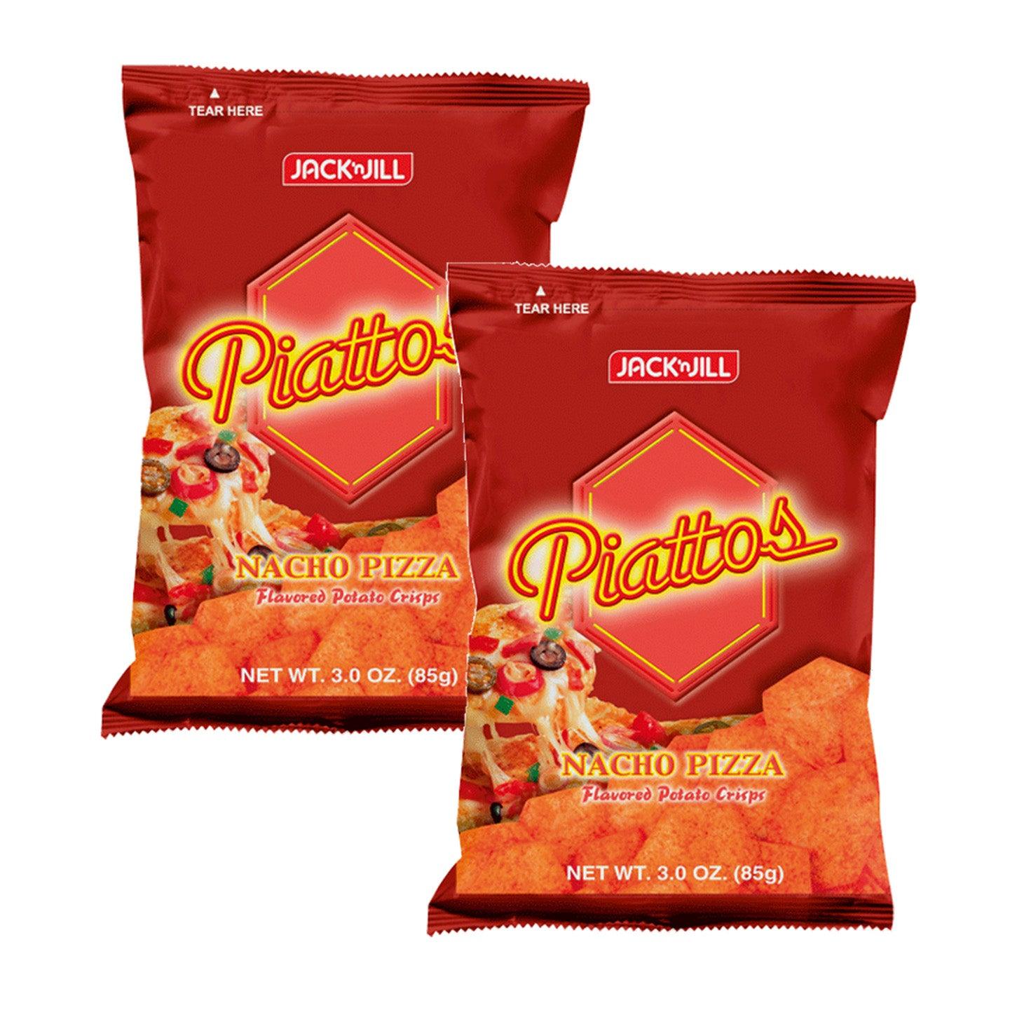 Jack n Jill Piattos Nacho Pizza Chips - 2Pcs × 85g (Offer)