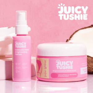 Juicy Tushie Butt Scrub + Intimate Care Brightening Serum - Pinoyhyper
