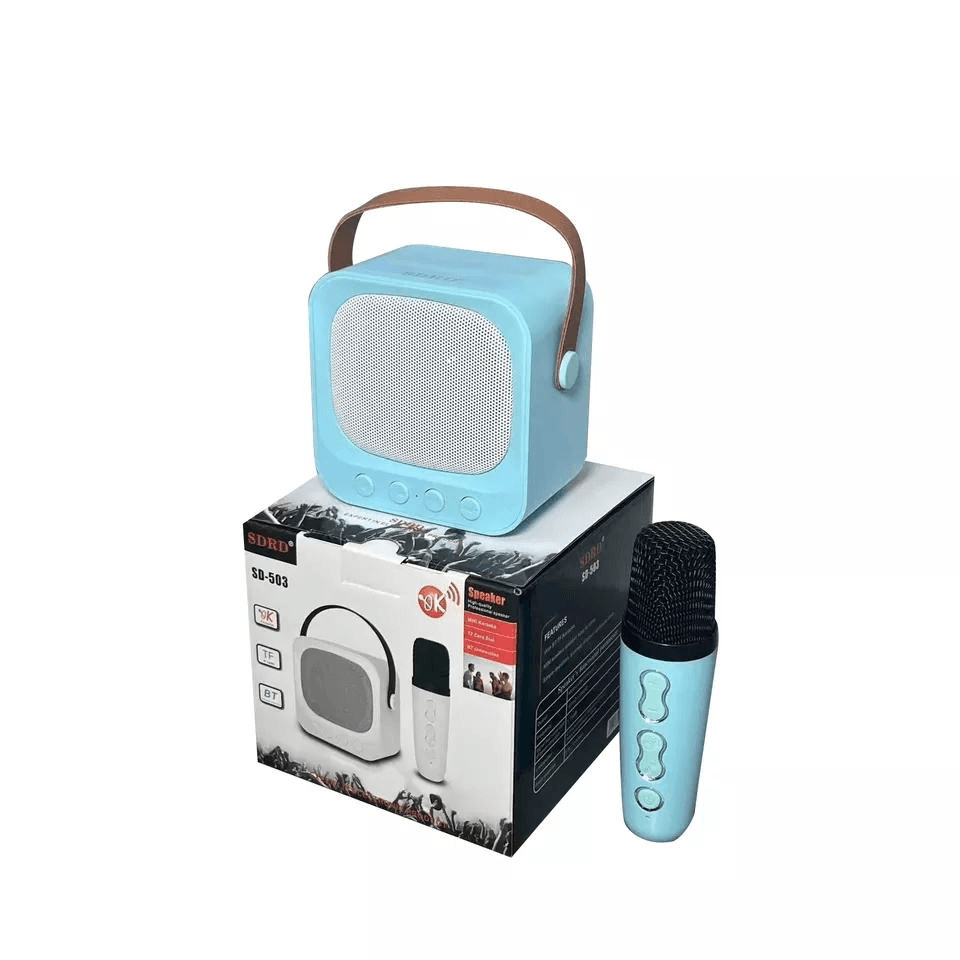 Karaoke Portable BT Speaker With Microphone SD-503 - Pinoyhyper