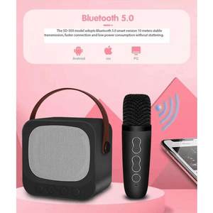 Karaoke Portable BT Speaker With Microphone SD-503 - Pinoyhyper