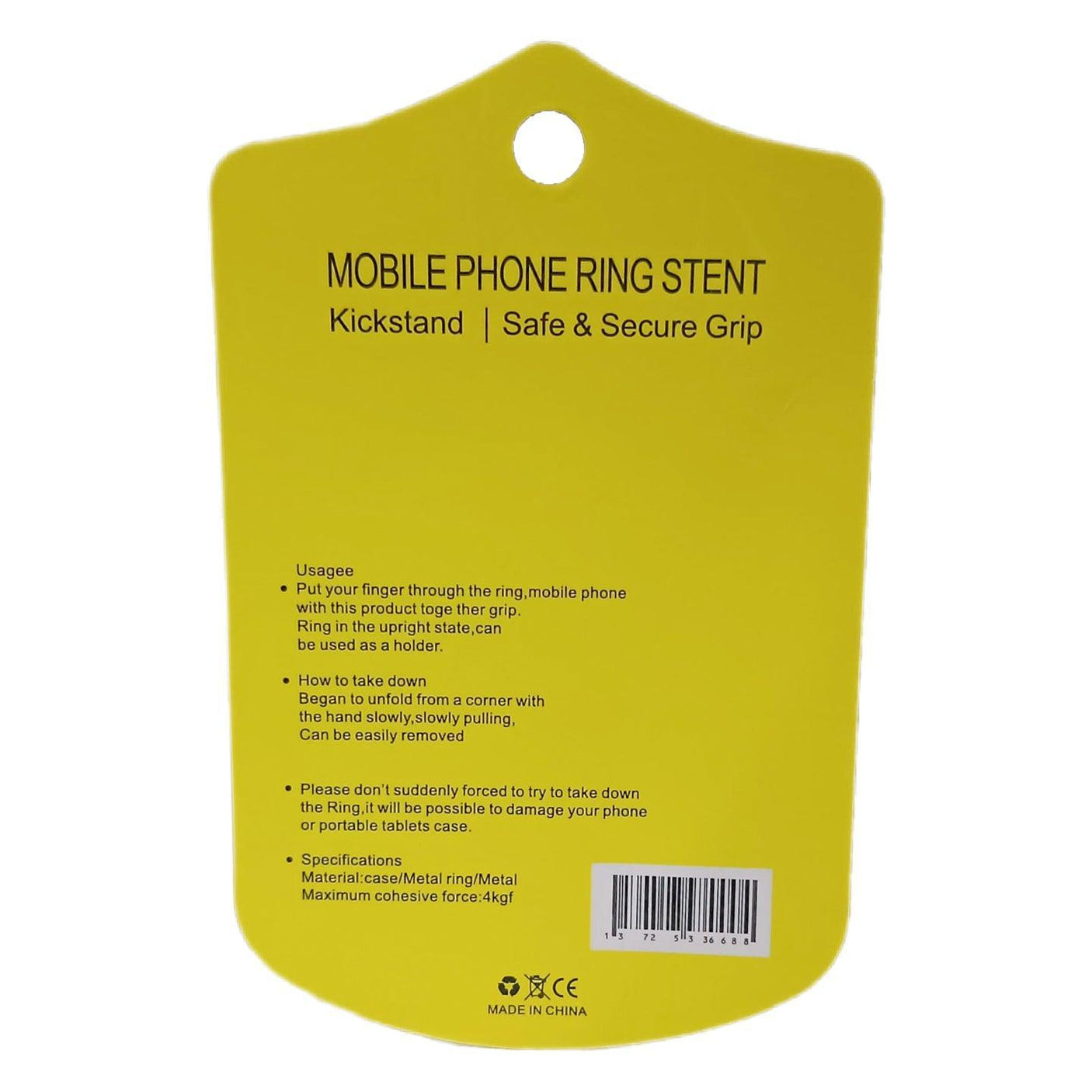 Kickstand Phone Ring Safe & Secure Grip #1 - Pinoyhyper