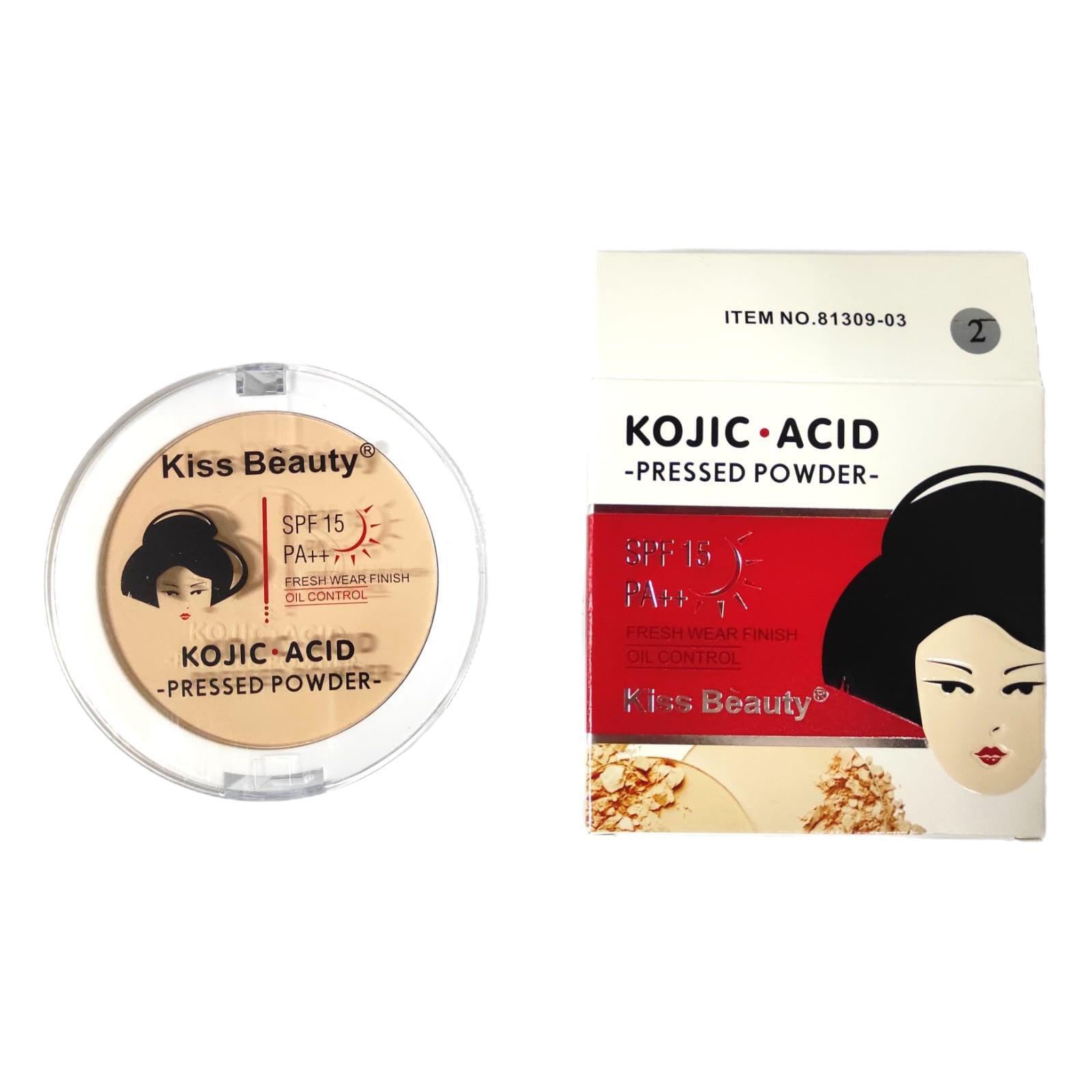 Kojic Acid Pressed Powder Fresh Wear Finish Oil Control SPF15 PA++ - 35g - Pinoyhyper