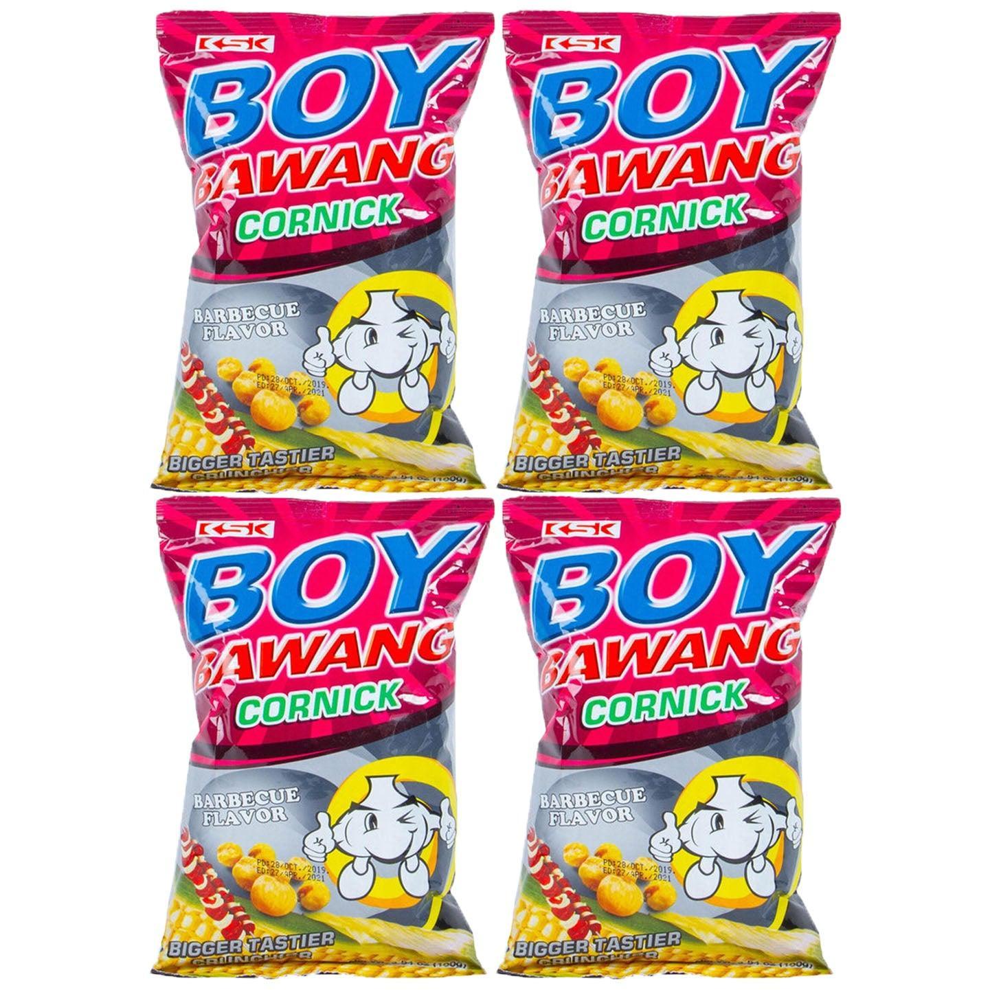 KSK Boy Bawang Cornick Barbecue 90g (3+1) Offer - Pinoyhyper