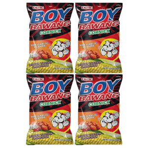 KSK Boy Bawang Cornick Hot Garlic 100g (3+1) Offer - Pinoyhyper