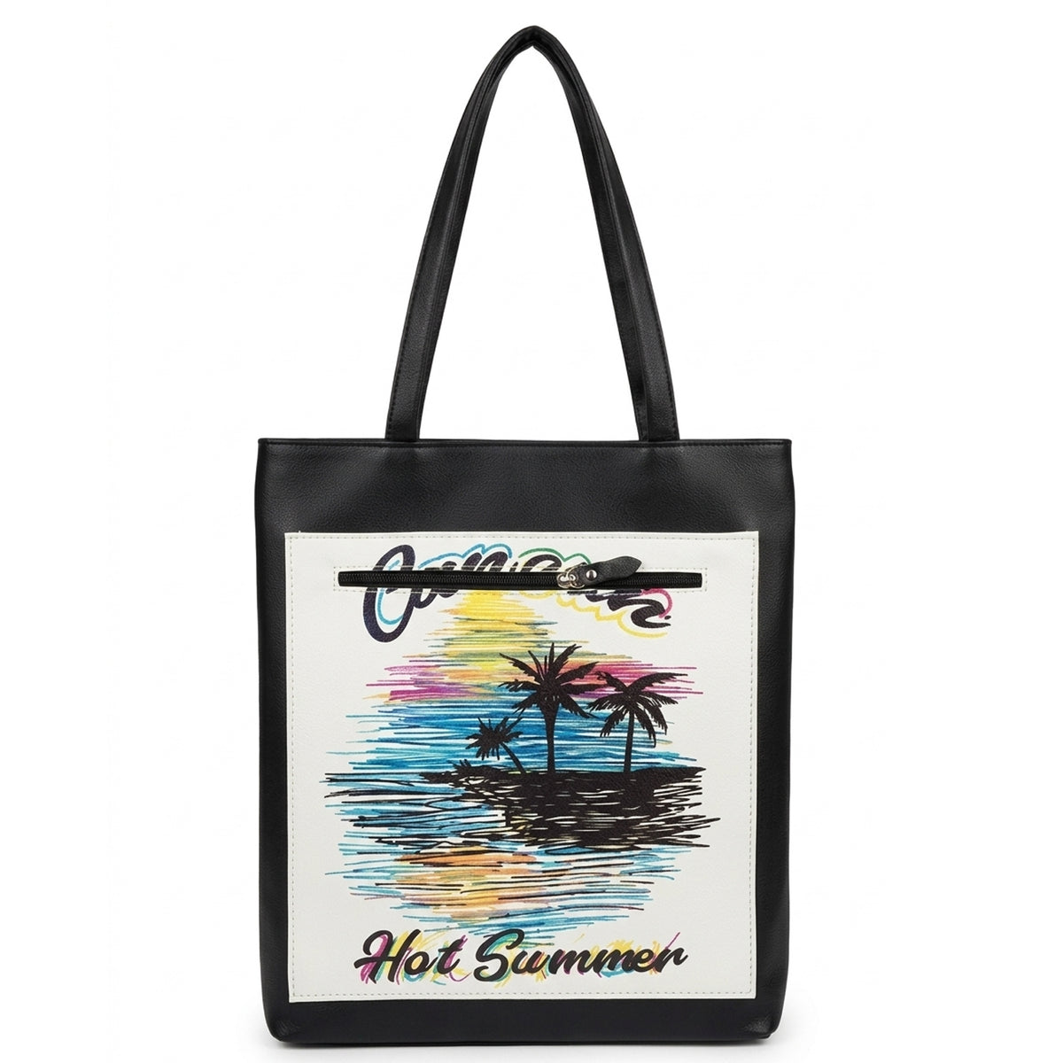 Paradise Found Front-Pocket Shoulder Bag - XKB-CQH-4087