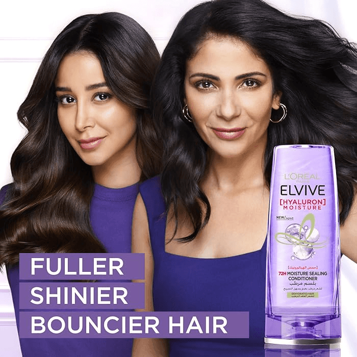 L'Oreal Elvive Hyaluron Moisture Shampoo + Conditioner - 400ml + 360ml - Pinoyhyper