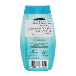 Lewis & Pearl Chill Body & Face Powder - 50g - Pinoyhyper