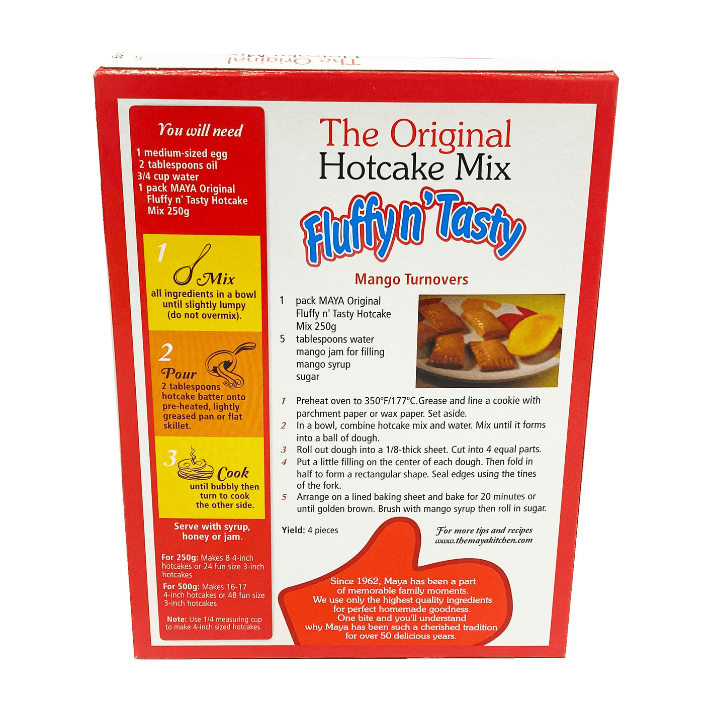 Maya Hotcake Mix Original - 500g - Pinoyhyper