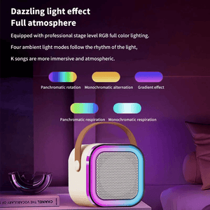 Multifunction Portable Karaoke Speaker (Double Mic) - K12 - Pinoyhyper