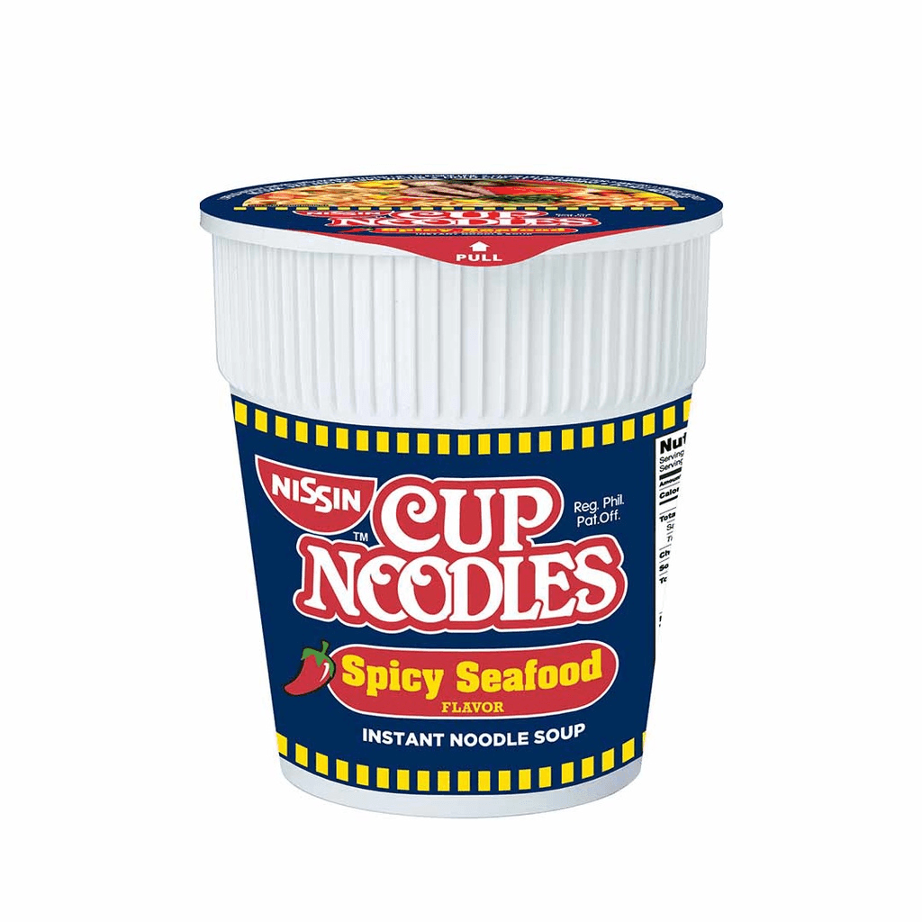 Nissin Cup Noodles Spicy Seafood 60g - Pinoyhyper