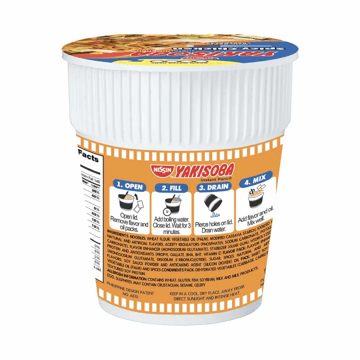 Nissin Cup Yakisoba Spicy Chicken 77g - Pinoyhyper