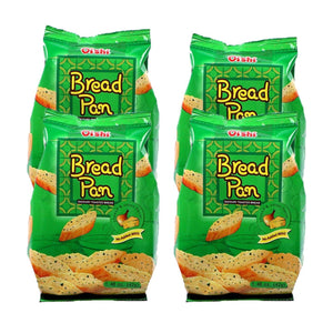 Oishi Bread Pan Toasted Bread Cheese & Onion Flavor - 4Pcs × 42g (Offer) - Pinoyhyper