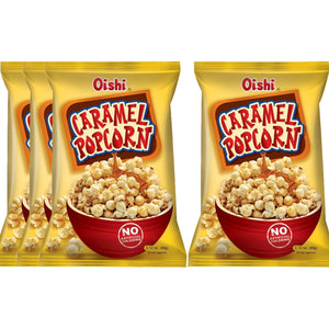 Oishi Pop Corn Caramel - 60g × 4 Pcs (Offer) - Pinoyhyper