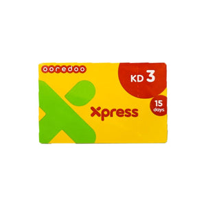 Ooredoo Prepaid Recharge Card 3KD - Pinoyhyper