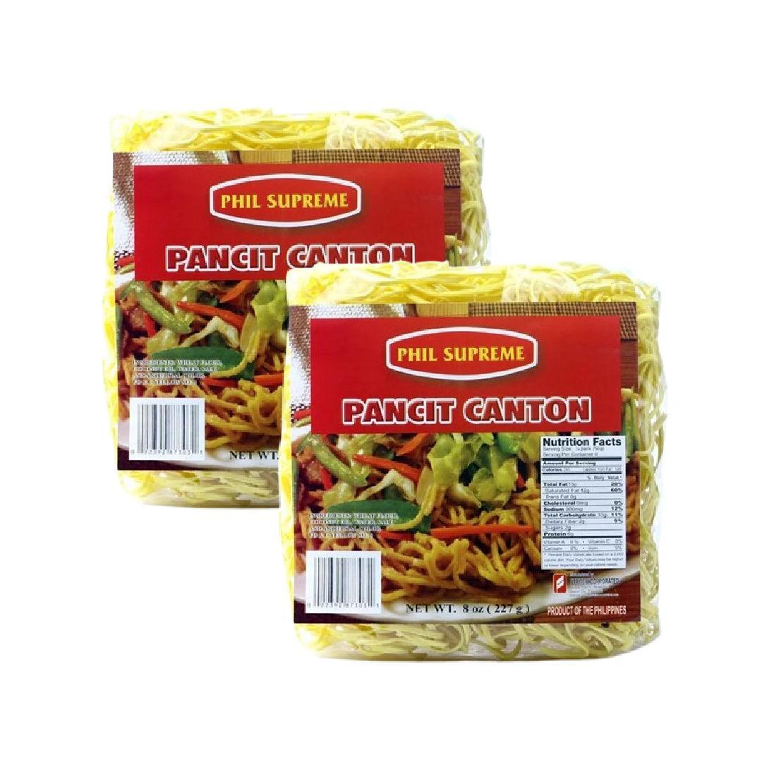Phil Supreme Pancit Canton 227g x 2 Pack - Pinoyhyper
