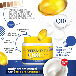 Precious Skin Vitamin E Plus Q10 UV Protection Cream - 200g - Pinoyhyper