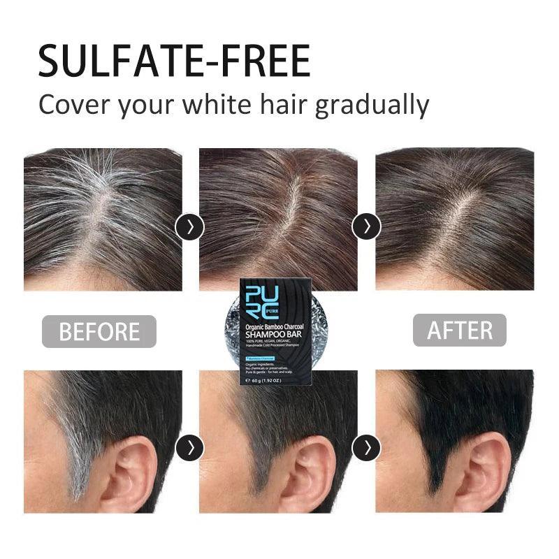 Pure Hair Darkening Shampoo Soap Bar - 60g - Pinoyhyper