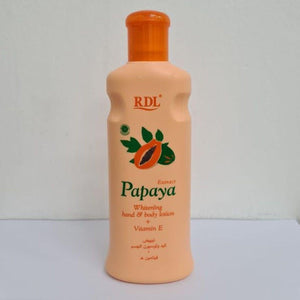 RDL Papaya Whitening Body Lotion + Vitamin E - 210ml (Small) - Pinoyhyper