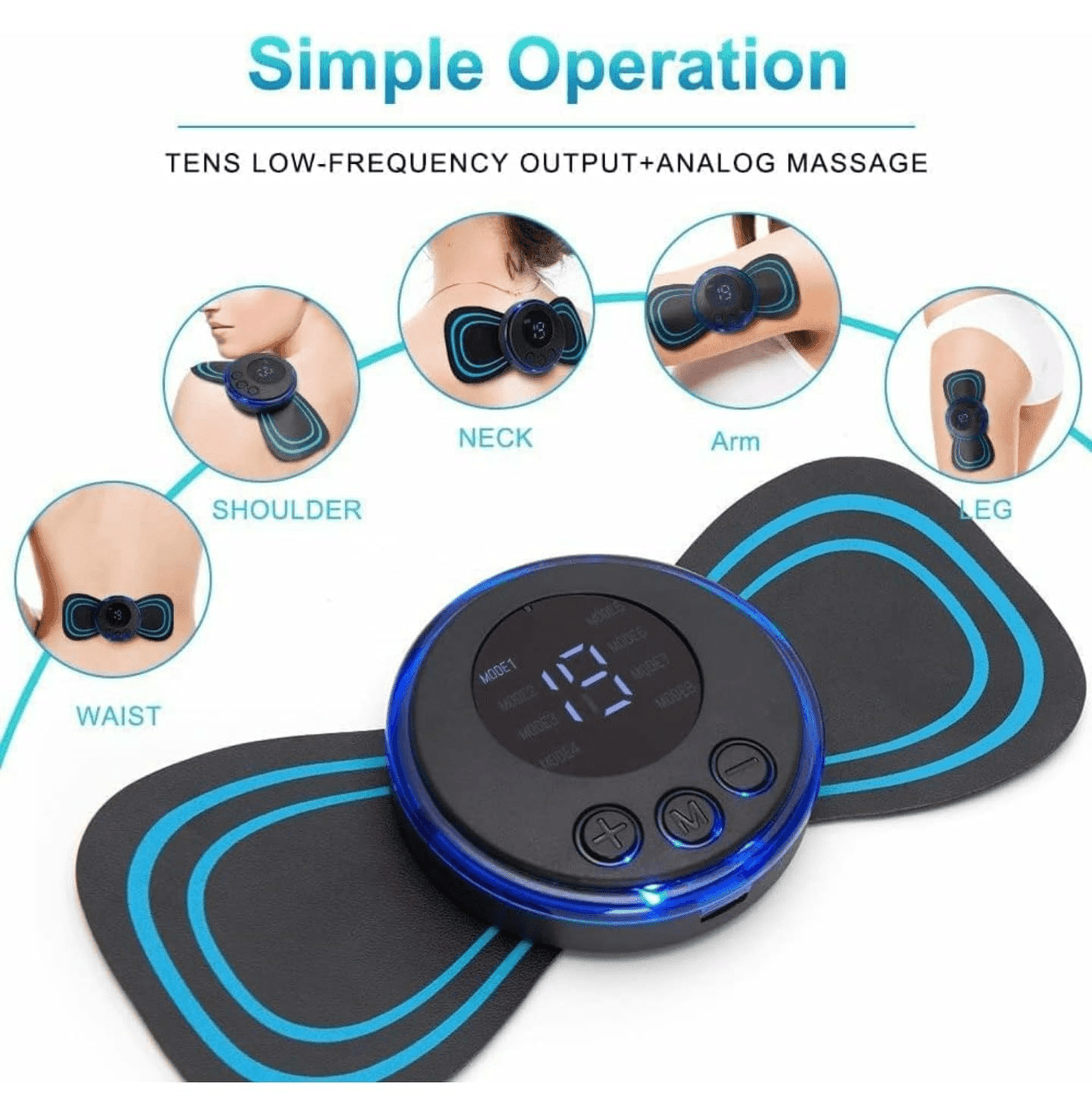 Rechargeable Electronic Mini Massager - Pinoyhyper
