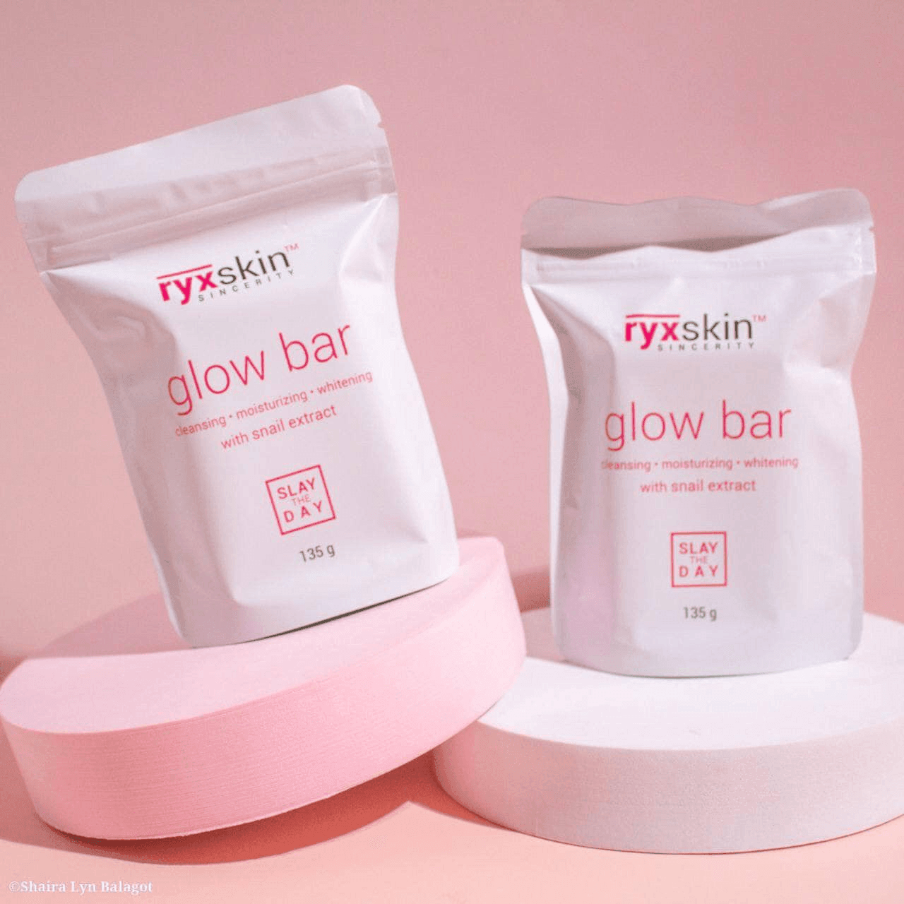 ryxskin Glow Bar Soap with Snail extract - 135g (1+1) Offer - Pinoyhyper