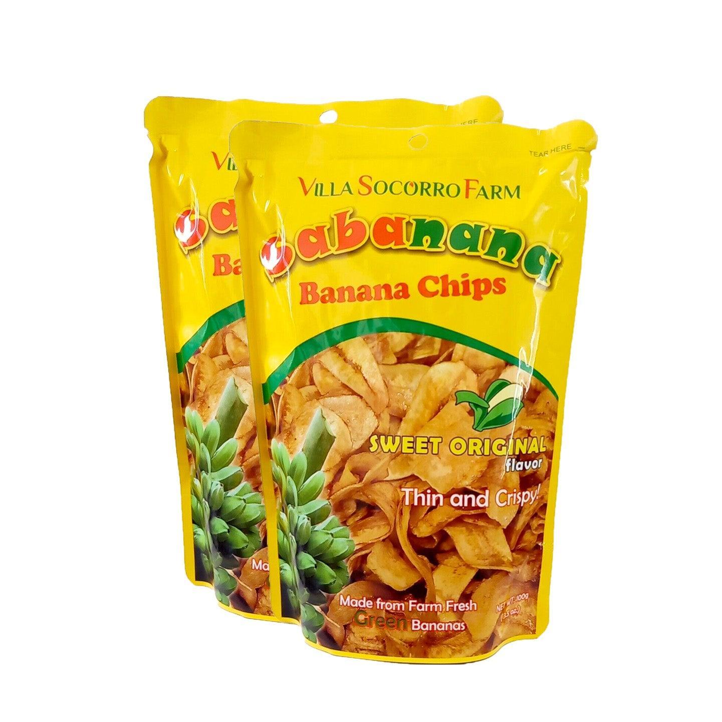 Sabanana Banana Chips - 2Pcs × 100g (Offer) - Pinoyhyper