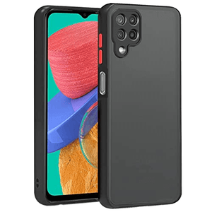 Samsung A22 Fashion Smoke Case With Ring Stand - Pinoyhyper