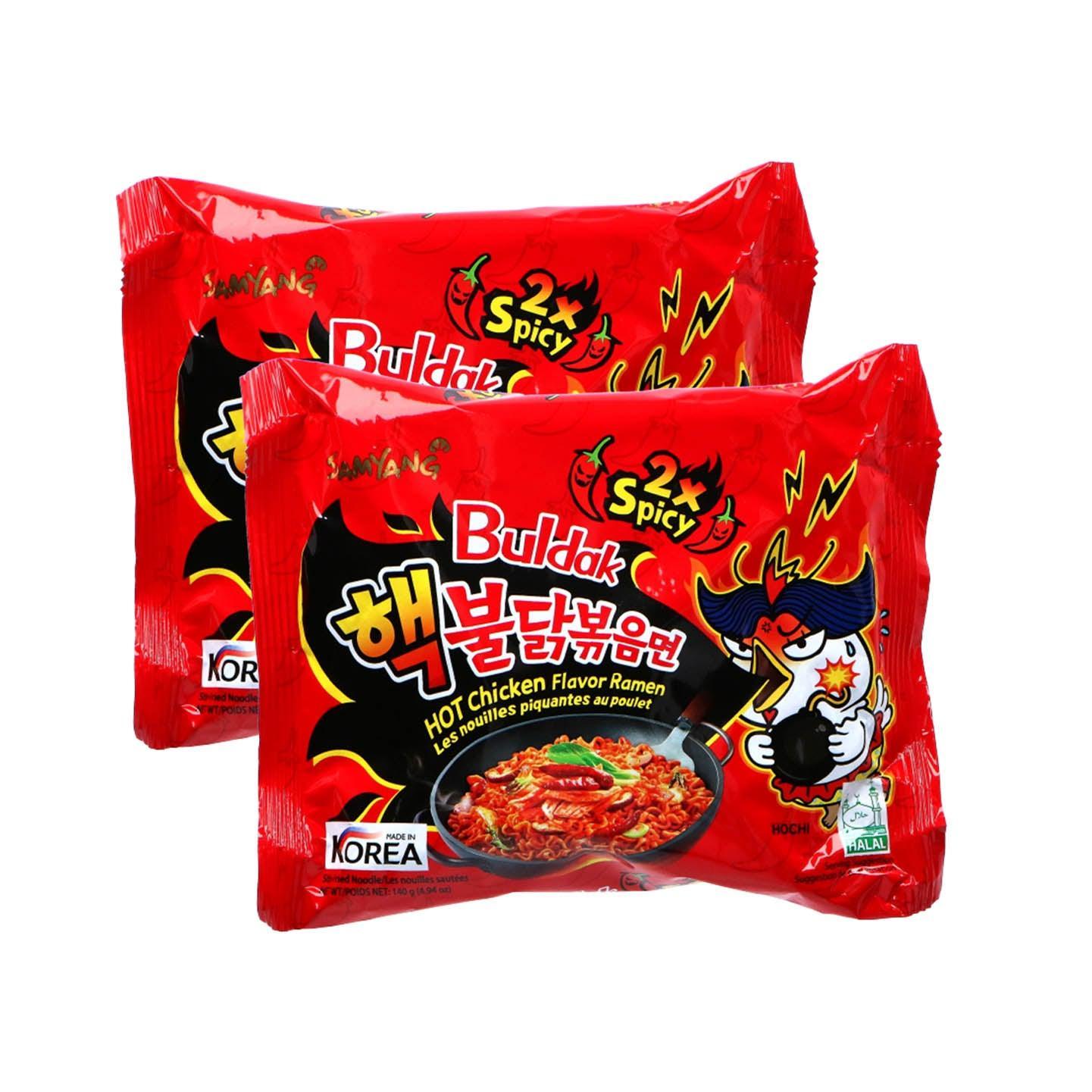 Samyang Hot Chicken Ramen 2x Spicy - 140g × 2 Pcs (Offer) - Pinoyhyper