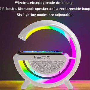 Smart Bluetooth Speaker With Wireless Charging & LED Light - BT2301 - Pinoyhyper