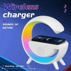 Smart Bluetooth Speaker With Wireless Charging & LED Light - BT2301 - Pinoyhyper