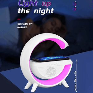 Smart Bluetooth Speaker With Wireless Charging & LED Light - BT2301 - Pinoyhyper