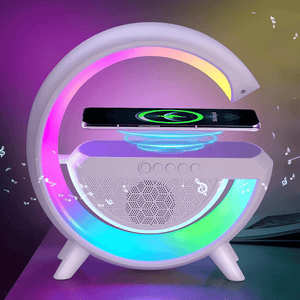 Smart Bluetooth Speaker With Wireless Charging & LED Light - BT2301 - Pinoyhyper